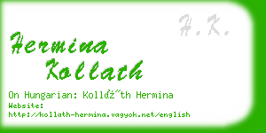 hermina kollath business card